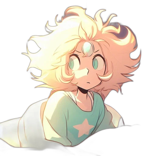 creature, staff, face, hair transparent PNG cut-out