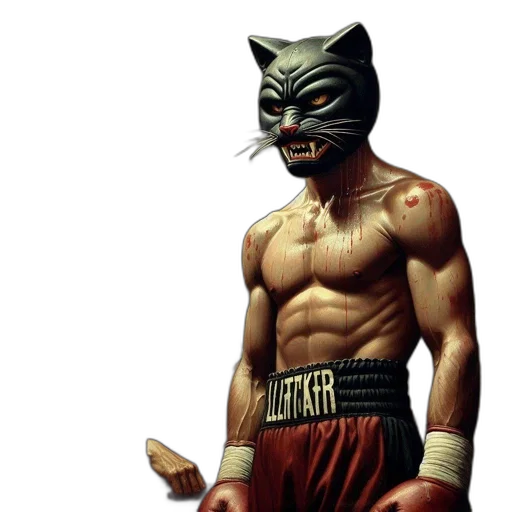 mask, comic book art, concept art, fantasy art transparent PNG cut-out