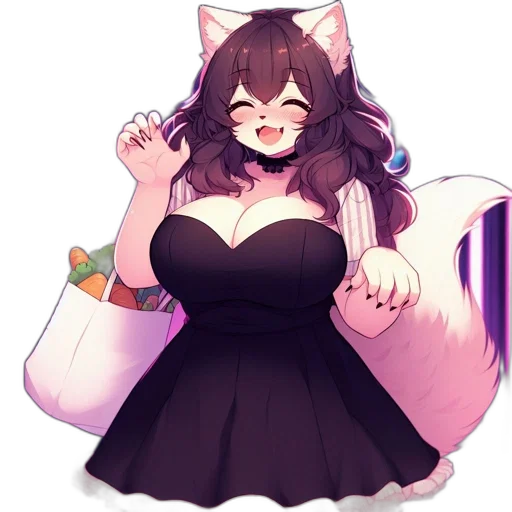 dress, staff, creature, animal transparent PNG cut-out