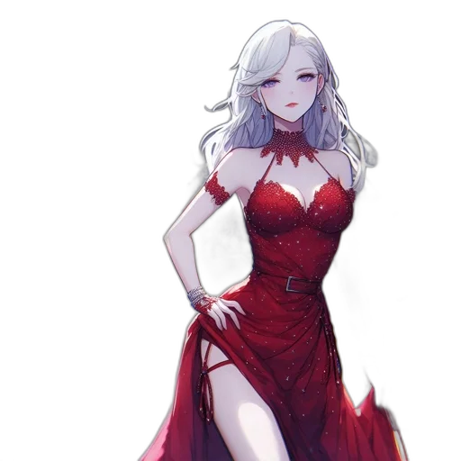 dress, concept art, fantasy art, pixel art transparent PNG cut-out