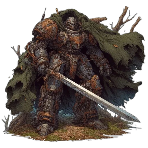 sword, weapon, fantasy art, concept art transparent PNG cut-out
