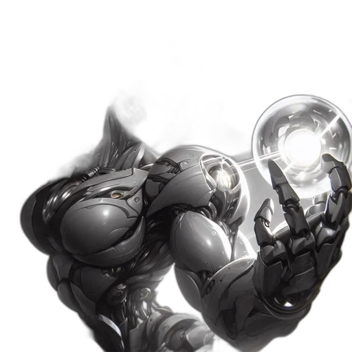 robot, weapon, mask, creature transparent PNG cut-out