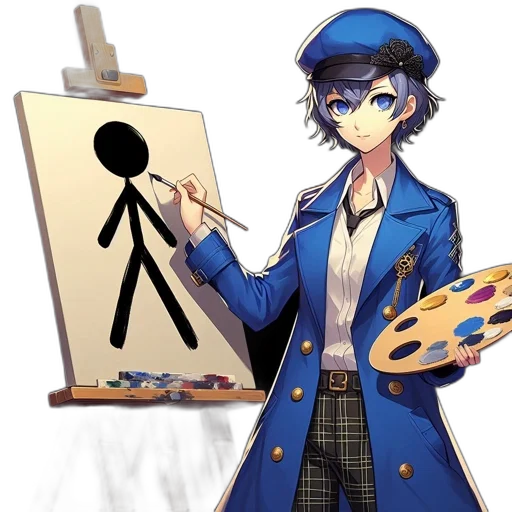 staff, umbrella, jacket, weapon transparent PNG cut-out