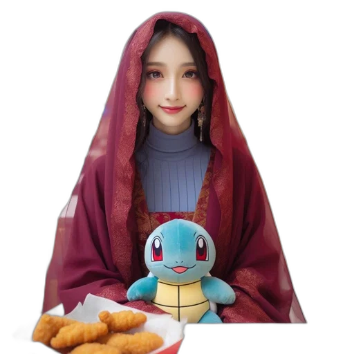dragon, creature, food, jacket transparent PNG cut-out
