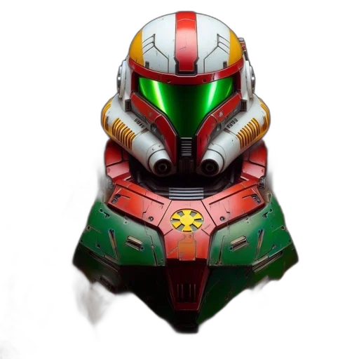 robot, mask, weapon, face transparent PNG cut-out