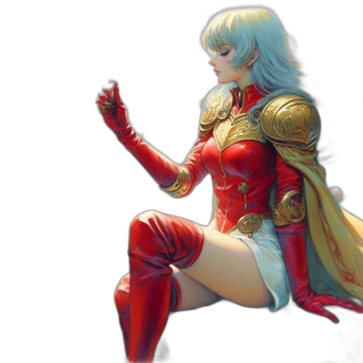 concept art, fantasy art, comic book art, 3d render transparent PNG cut-out