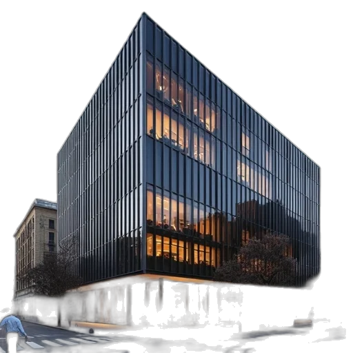 building, 3d render, concept art, photorealistic transparent PNG cut-out
