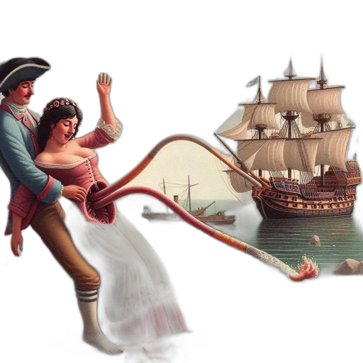 concept art, fantasy art, oil painting, photorealistic transparent PNG cut-out