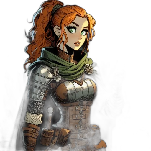 fantasy art, concept art, pixel art, comic book art transparent PNG cut-out