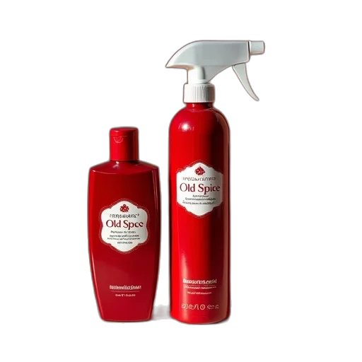 old, spice, bottles, two transparent PNG cut-out