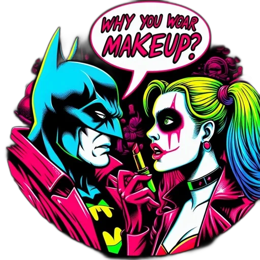 mask, comic book art, cartoon, concept art transparent PNG cut-out