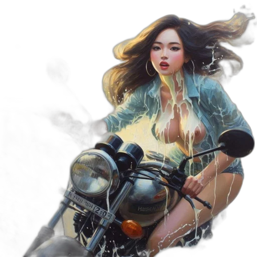 jacket, weapon, concept art, comic book art transparent PNG cut-out