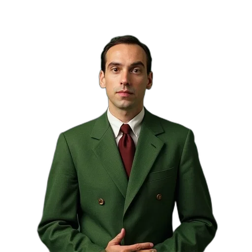 jacket, staff, face, animal transparent PNG cut-out