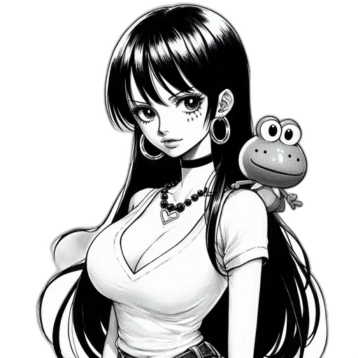 staff, dress, cartoon, anime transparent PNG cut-out