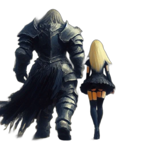 concept art, fantasy art, pixel art, 3d render transparent PNG cut-out