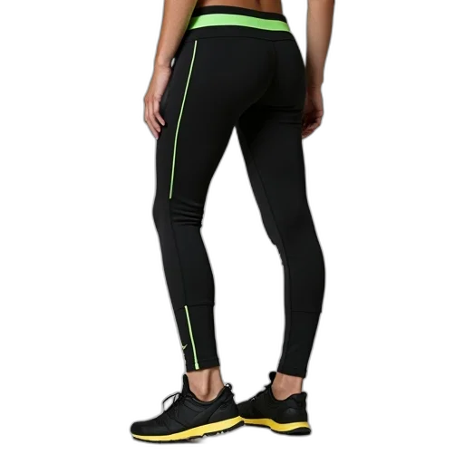 neon, green, person, wearing transparent PNG cut-out