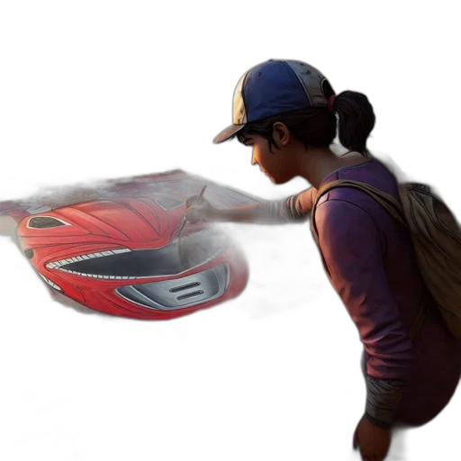 car, mask, hat, weapon transparent PNG cut-out