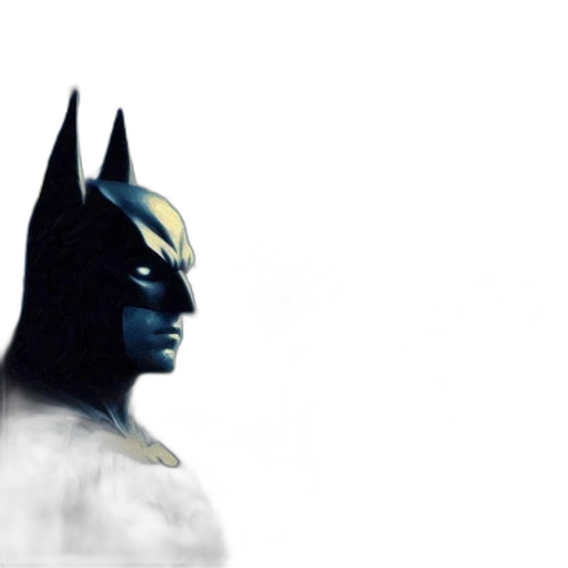 mask, concept art, comic book art, 3d render transparent PNG cut-out