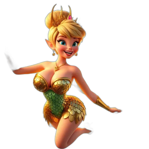 3d render, concept art, fantasy art, cartoon transparent PNG cut-out