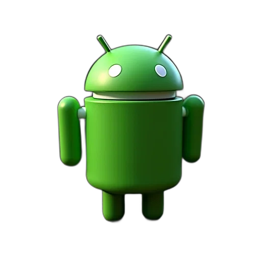 robot, 3d render, pixel art, motorola transparent PNG cut-out
