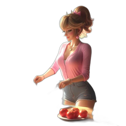 food, staff, dress, jewelry transparent PNG cut-out