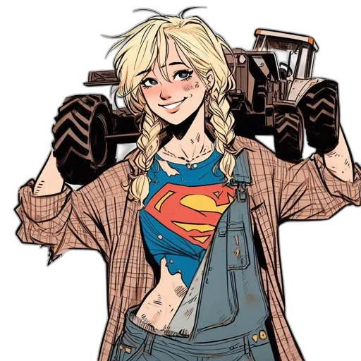 jacket, comic book art, cartoon, concept art transparent PNG cut-out