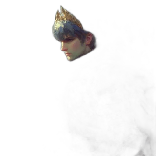 crown, face, staff, dragon transparent PNG cut-out