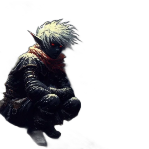 creature, dragon, mask, staff transparent PNG cut-out