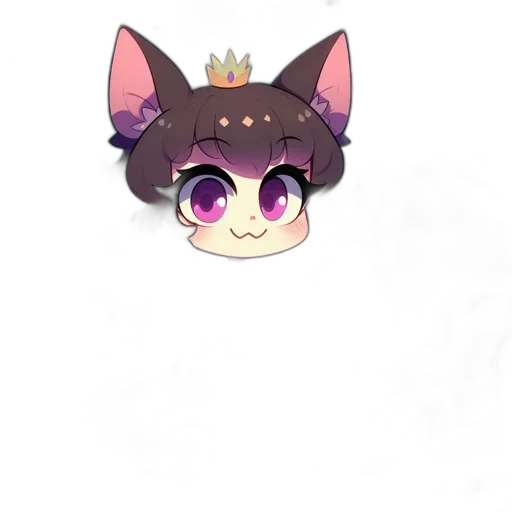 crown, staff, hat, creature transparent PNG cut-out