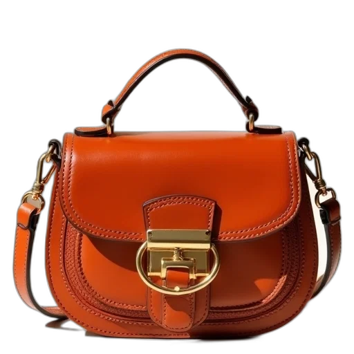 red, chloe, mini, leather transparent PNG cut-out