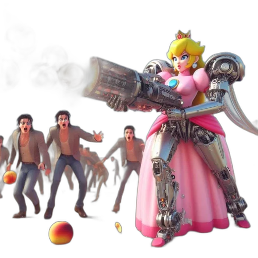 weapon, robot, sword, staff transparent PNG cut-out