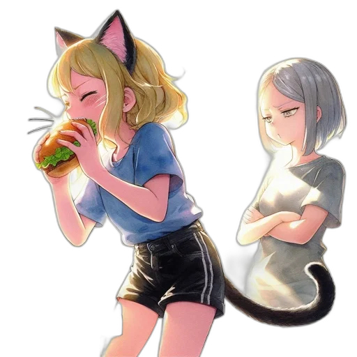 food, animal, creature, anime transparent PNG cut-out