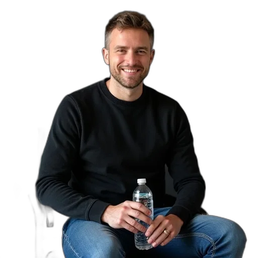 bottle, jacket, staff, animal transparent PNG cut-out
