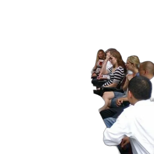 staff, 3d render, photorealistic, group transparent PNG cut-out