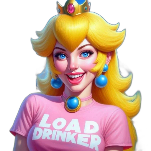 crown, dress, staff, 3d render transparent PNG cut-out