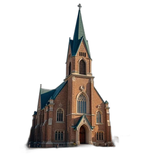 building, 3d render, photorealistic, concept art transparent PNG cut-out