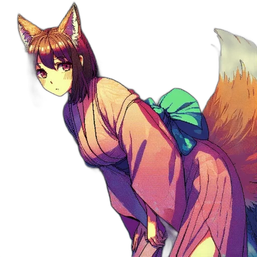 staff, dress, creature, animal transparent PNG cut-out