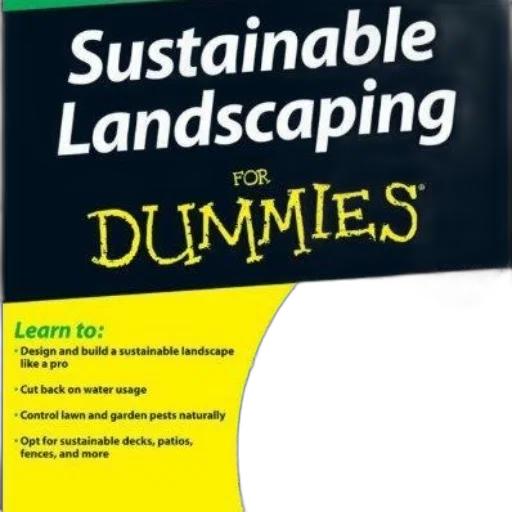 sustainable, landscaping, dummies, book transparent PNG cut-out