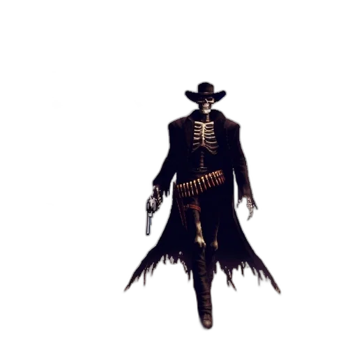 jacket, weapon, hat, staff transparent PNG cut-out