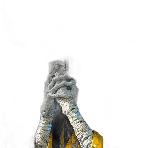 mask, sword, dragon, staff transparent PNG cut-out