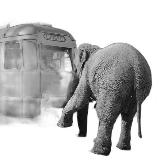 animal, car, creature, photorealistic transparent PNG cut-out