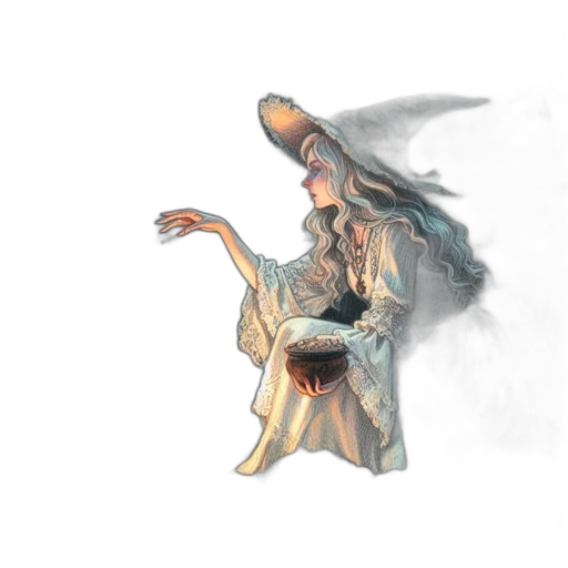 staff, dragon, hat, creature transparent PNG cut-out