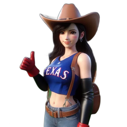 hat, jacket, 3d render, concept art transparent PNG cut-out