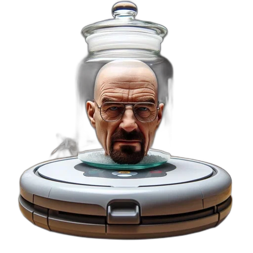 robot, bottle, 3d render, concept art transparent PNG cut-out