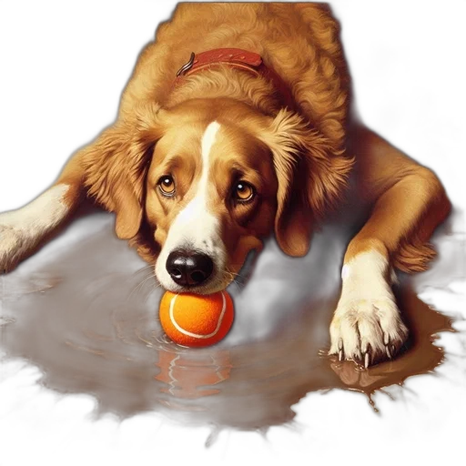 food, animal, photorealistic, oil painting transparent PNG cut-out