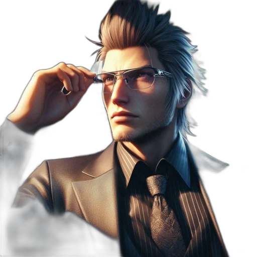staff, face, jacket, concept art transparent PNG cut-out