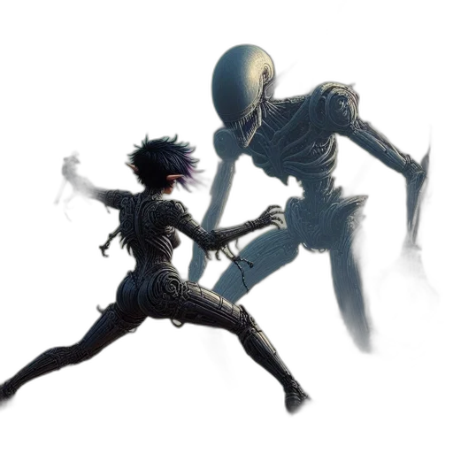 creature, robot, mask, concept art transparent PNG cut-out