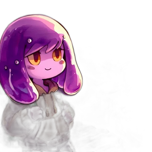 creature, hat, staff, face transparent PNG cut-out