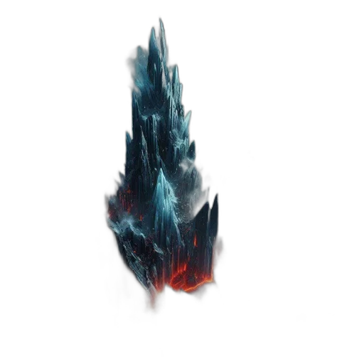dragon, sword, crown, hair transparent PNG cut-out