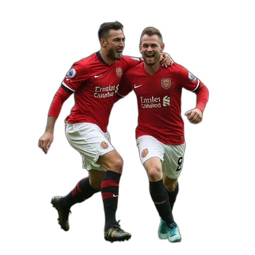 becks, celebrate, after, scoring transparent PNG cut-out
